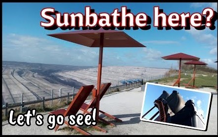 Tagebau Hambach - the craziest sunbathing location ever!